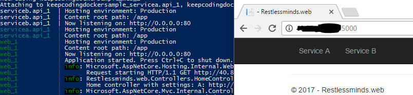 keep coding: docker-machine azure deployed